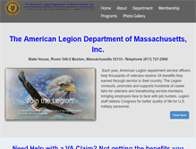 Tablet Screenshot of masslegion.org